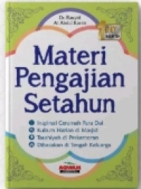 Image of materi pengajian setahun